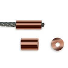 Steel Wire Rope End Stop Ferrule Copper